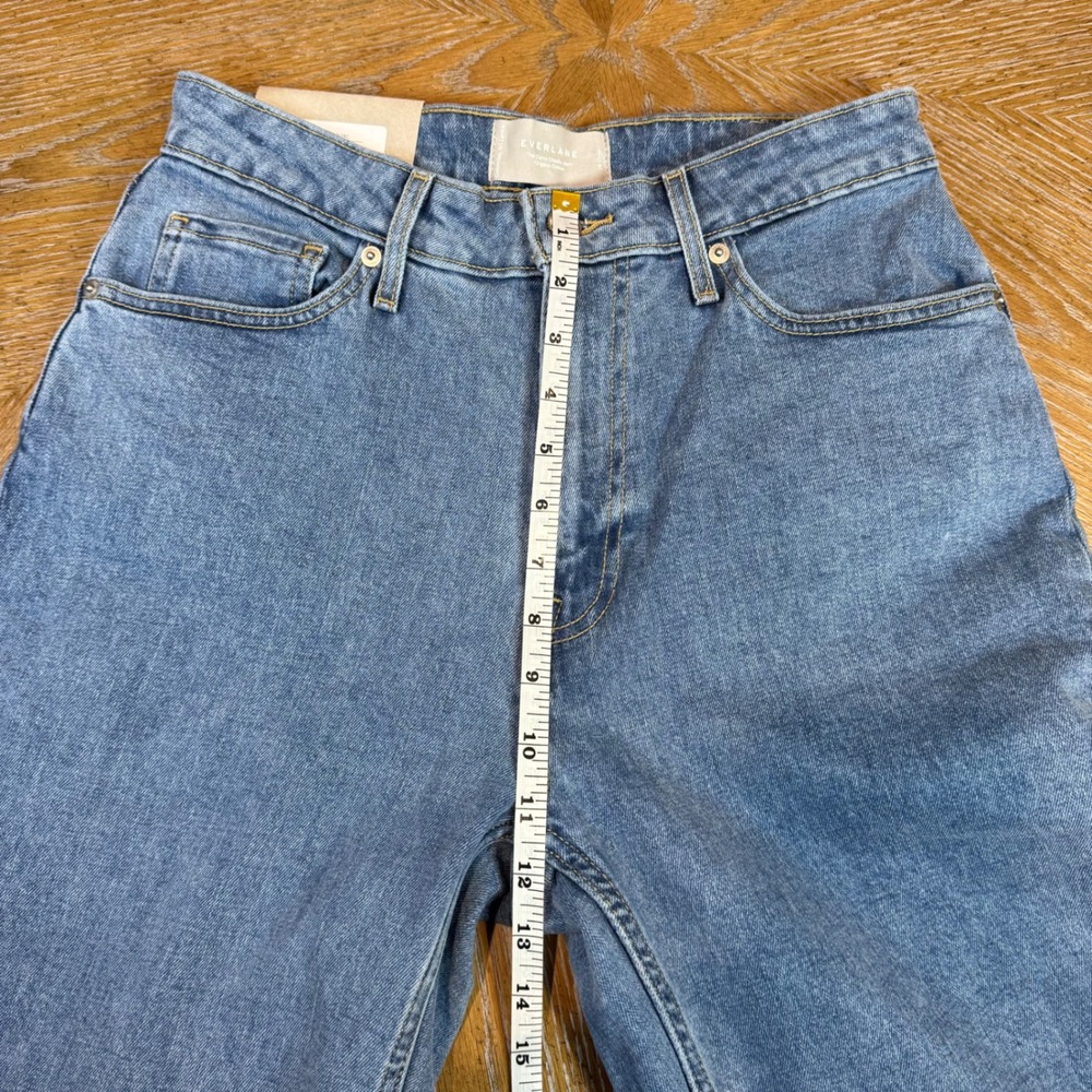 Everlane NWT The Curvy Cheeky Jean Straight Leg Crop Size 28 - Picture 8 of 9